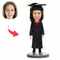 Custom Graduation Female Bobblehead