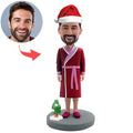 Custom Bobblehead Playing the Drums