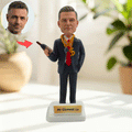 Custom Bobblehead with Cheerful Pose