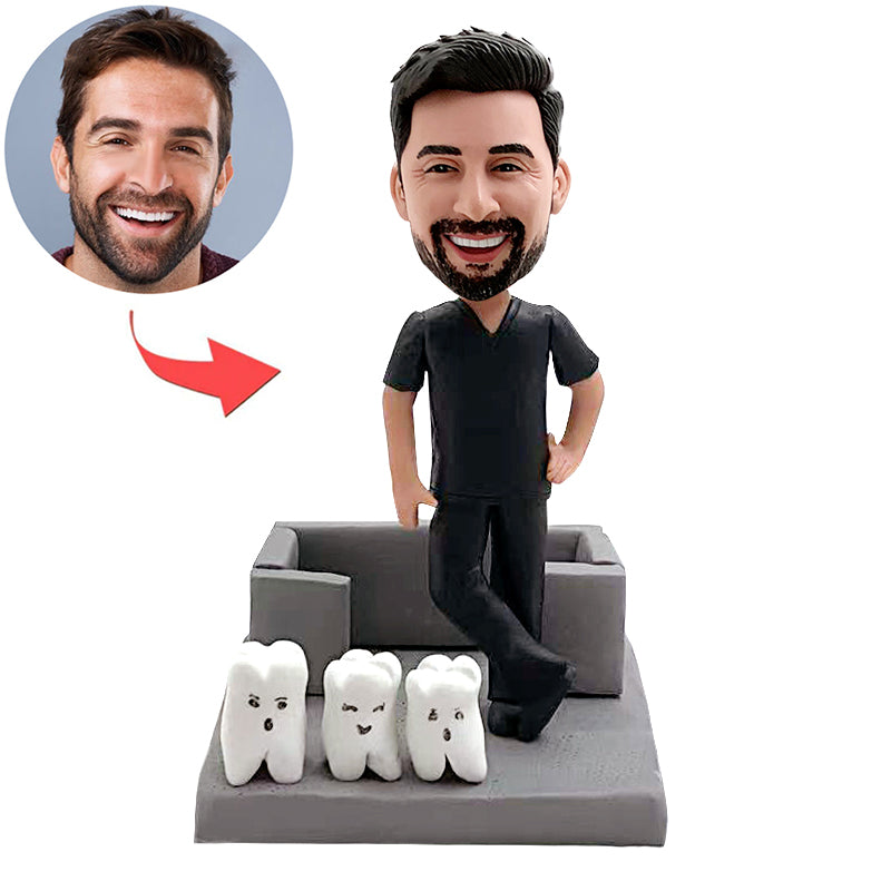 Custom Pet Bobblehead Wine Bottle Stoppers