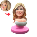 Custom Bobblehead Dentist Card Holder