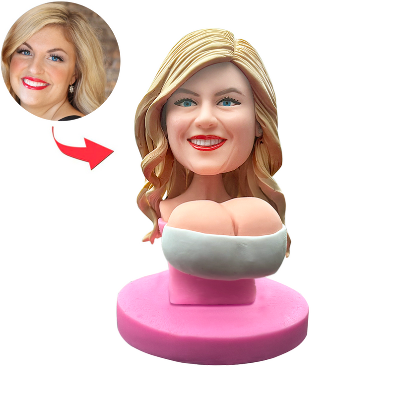 Custom Bobblehead Dentist Card Holder