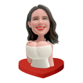 Custom Personalized Female Teacher Bobblehead from Photo