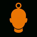Bobble head keychain icon