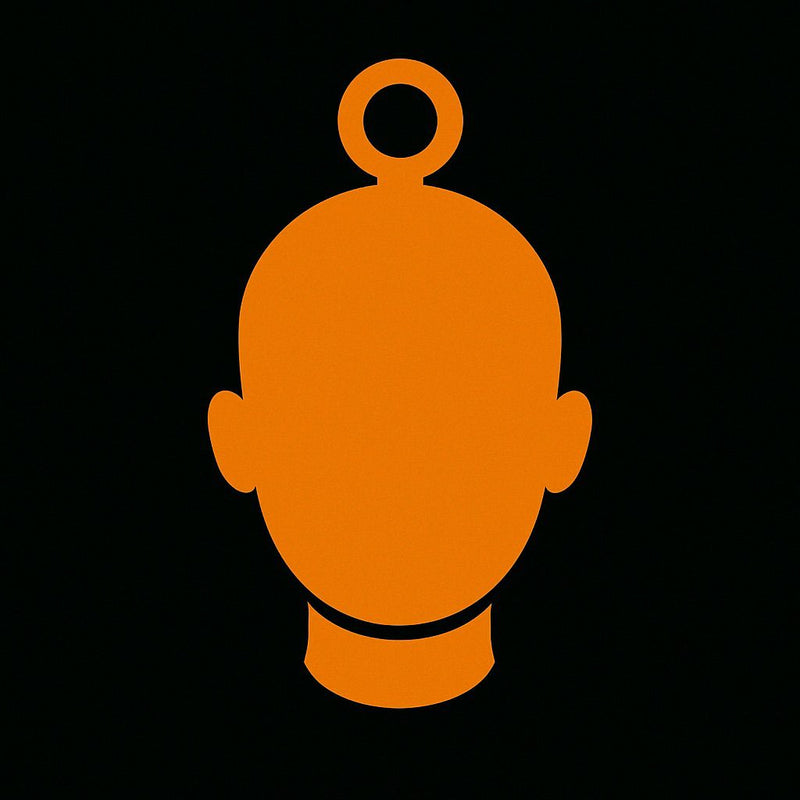 Bobble head keychain icon