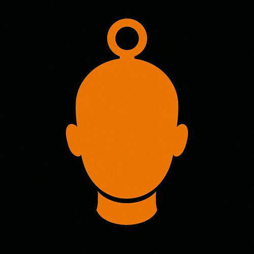 Bobble head keychain icon