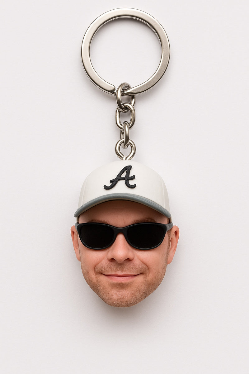 Keinemusik adam bobble head keychain