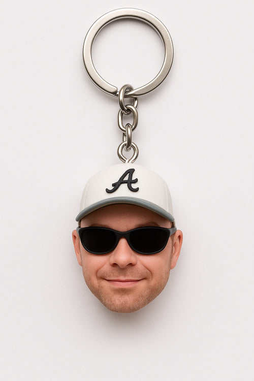 Keinemusik adam bobble head keychain