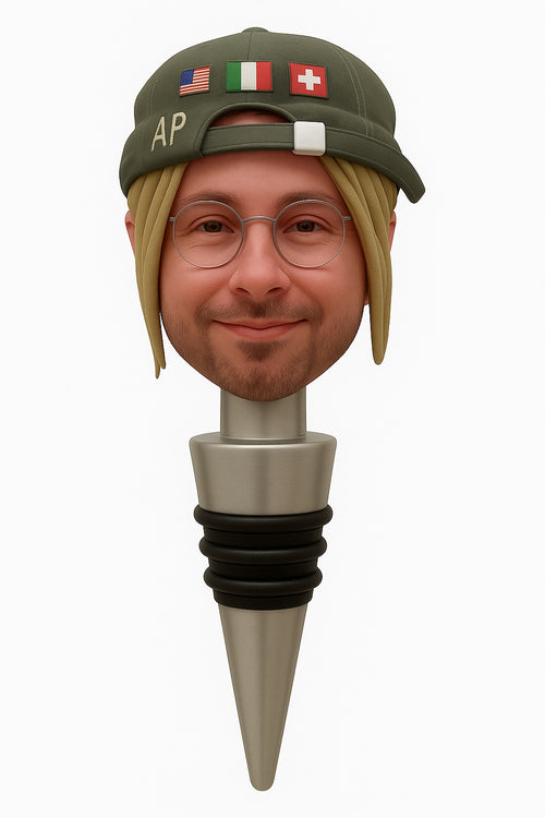 RAMPA keinemusik bobble head bottle stopper
