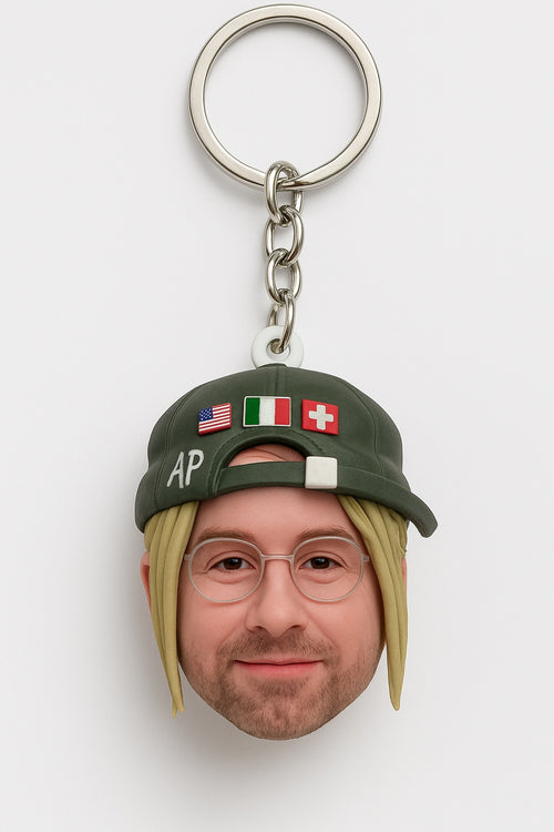 Rampa keinemusik dJ bobble head keychain